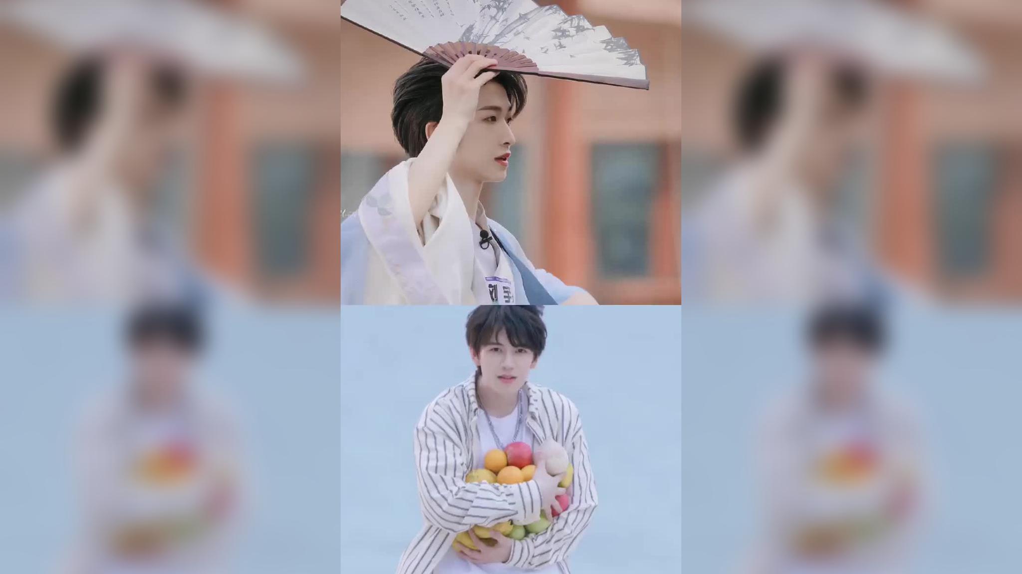 力丸上镜变帅小妙招采访cut～ 丸子:尽量把眼睛睁大