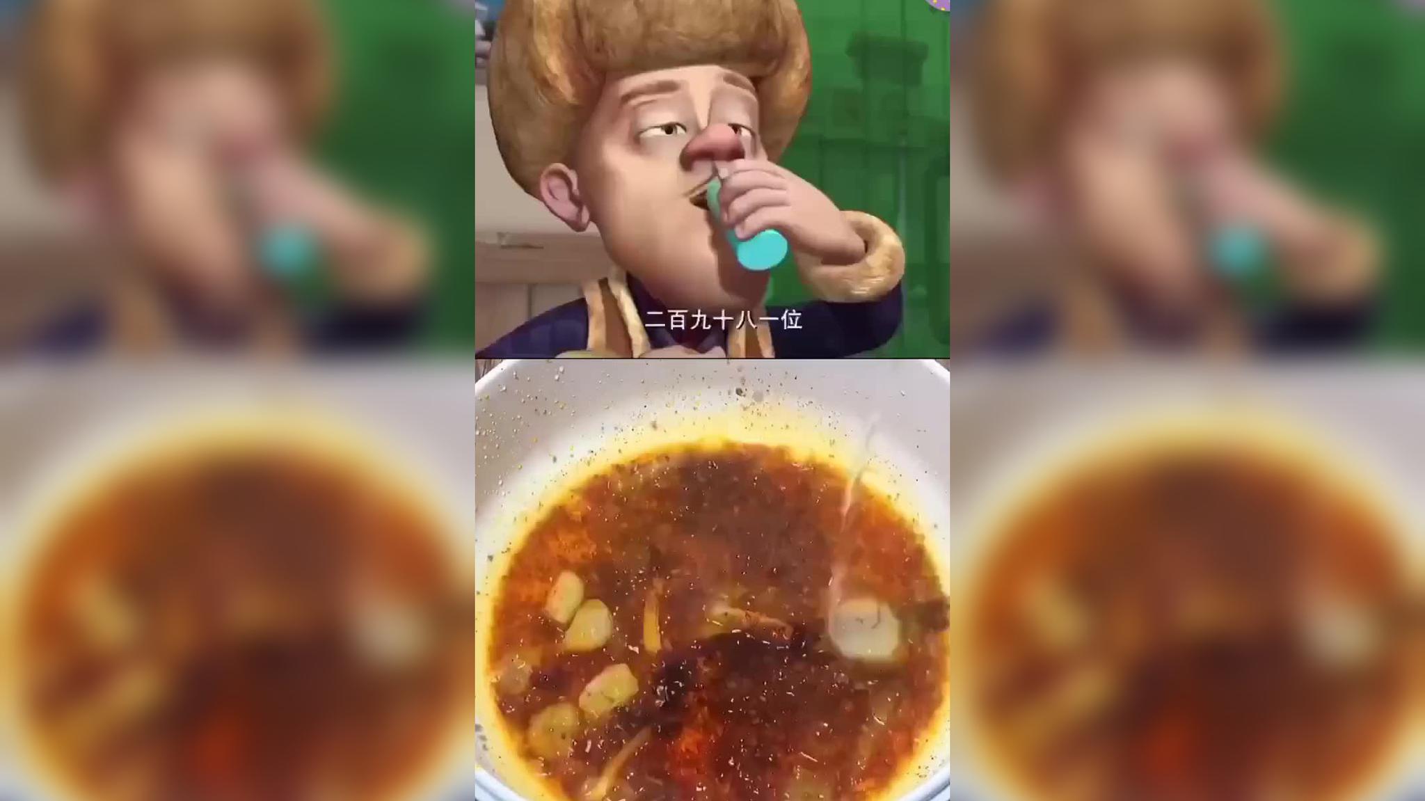 光头强好可怜,想吃火锅却没钱