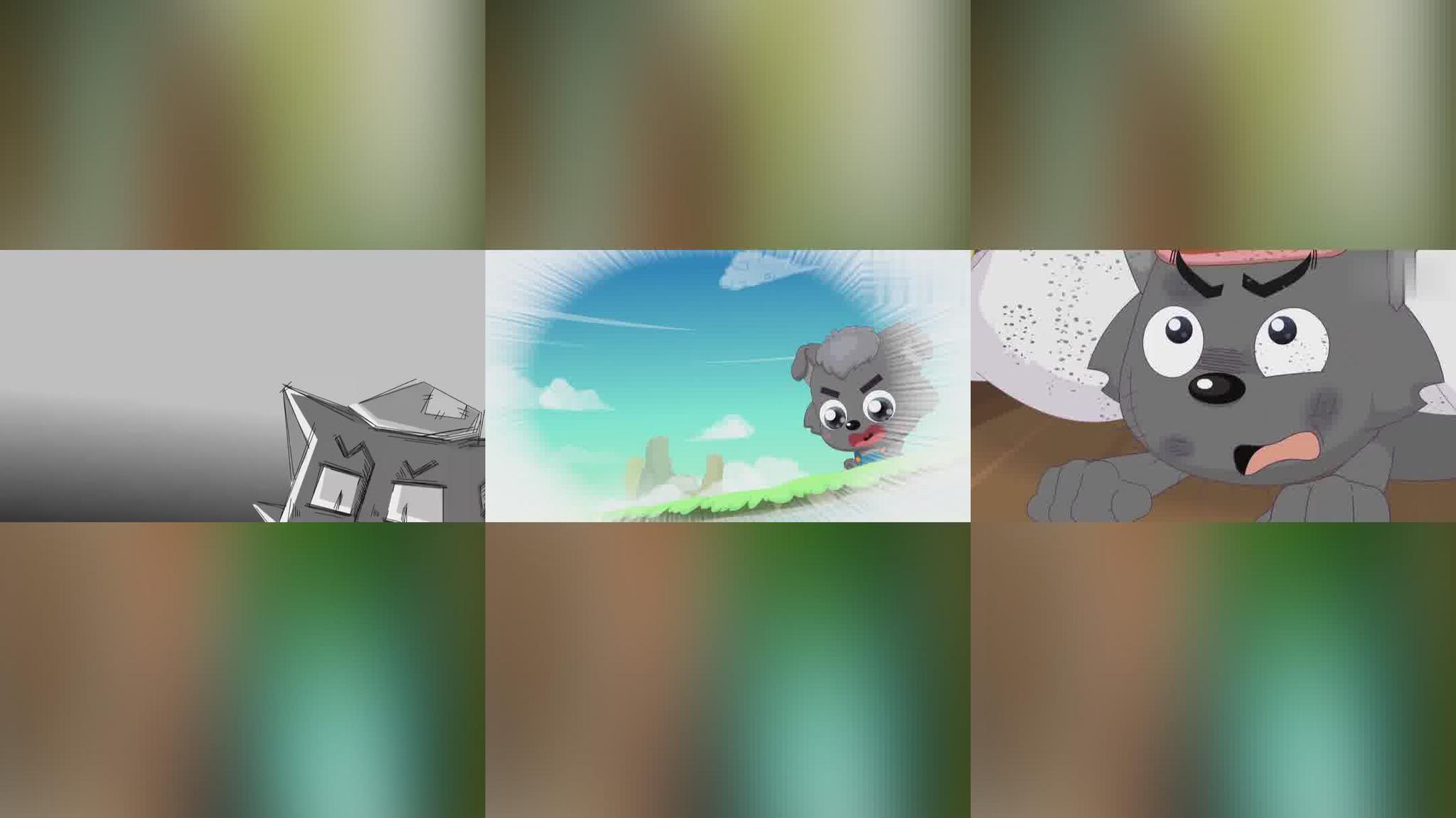 喜羊羊:奇兽恢复真身,真是红红和小灰灰,一家三口喜极而泣