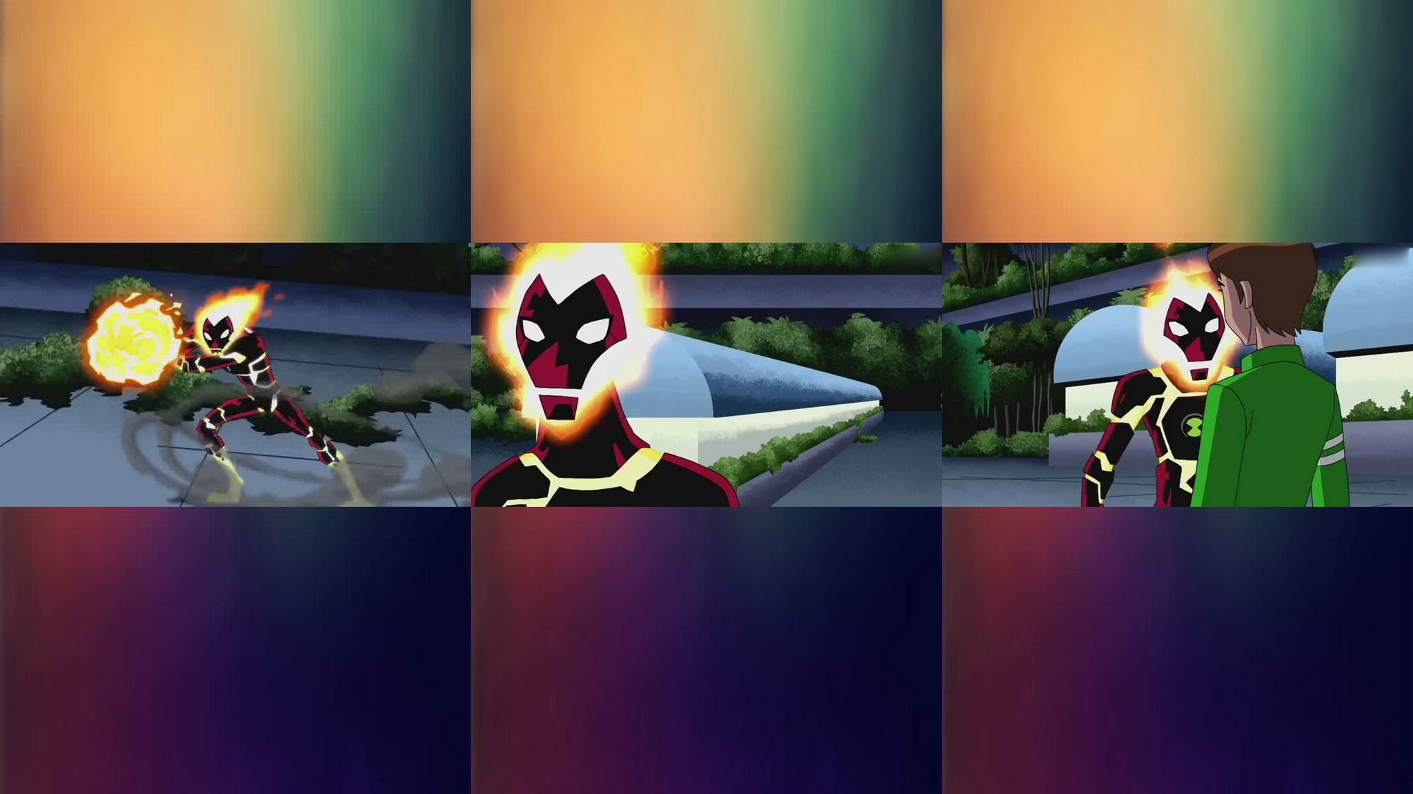 少年骇客:火焰人跟寒冰幽灵打,完全就是找虐,幸好同伴来的快!