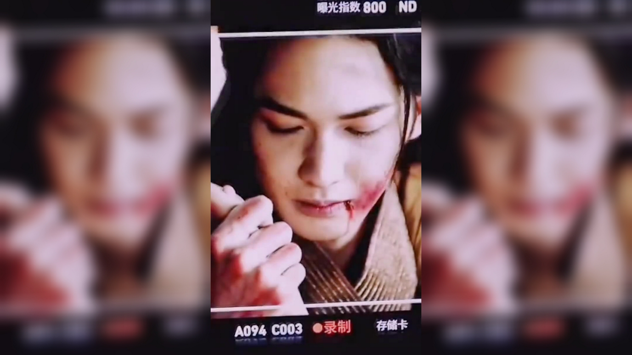 朱正廷拍摄《苏记》路透,认真拍戏的样子好帅