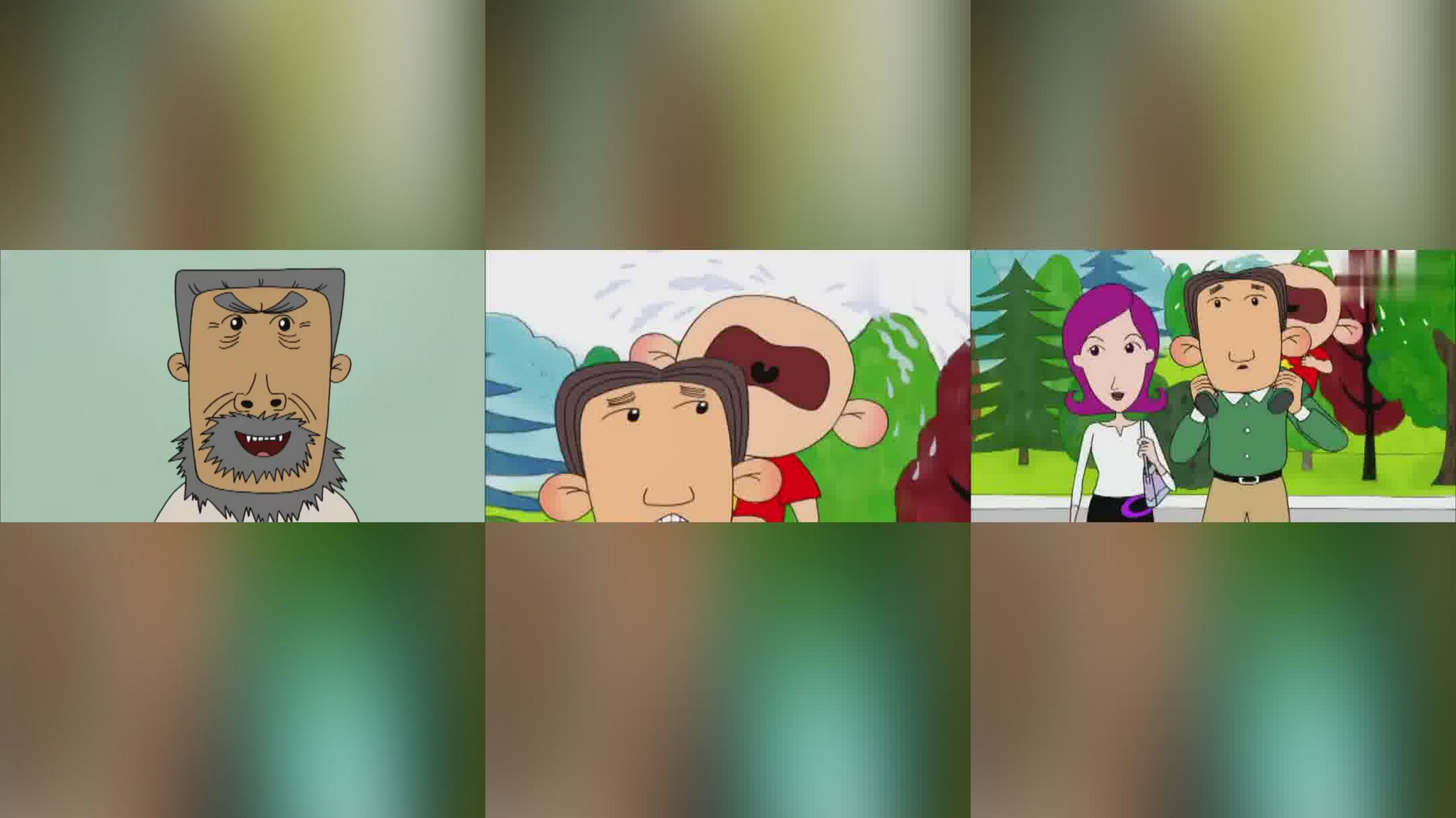 大耳朵图图:牛爷爷还不如不剃胡子,这把胡子梯子,比之前更吓人