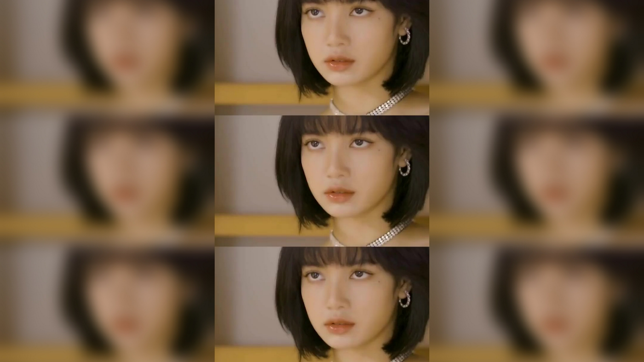 lisa的身材 金色短发造型太漂亮了!