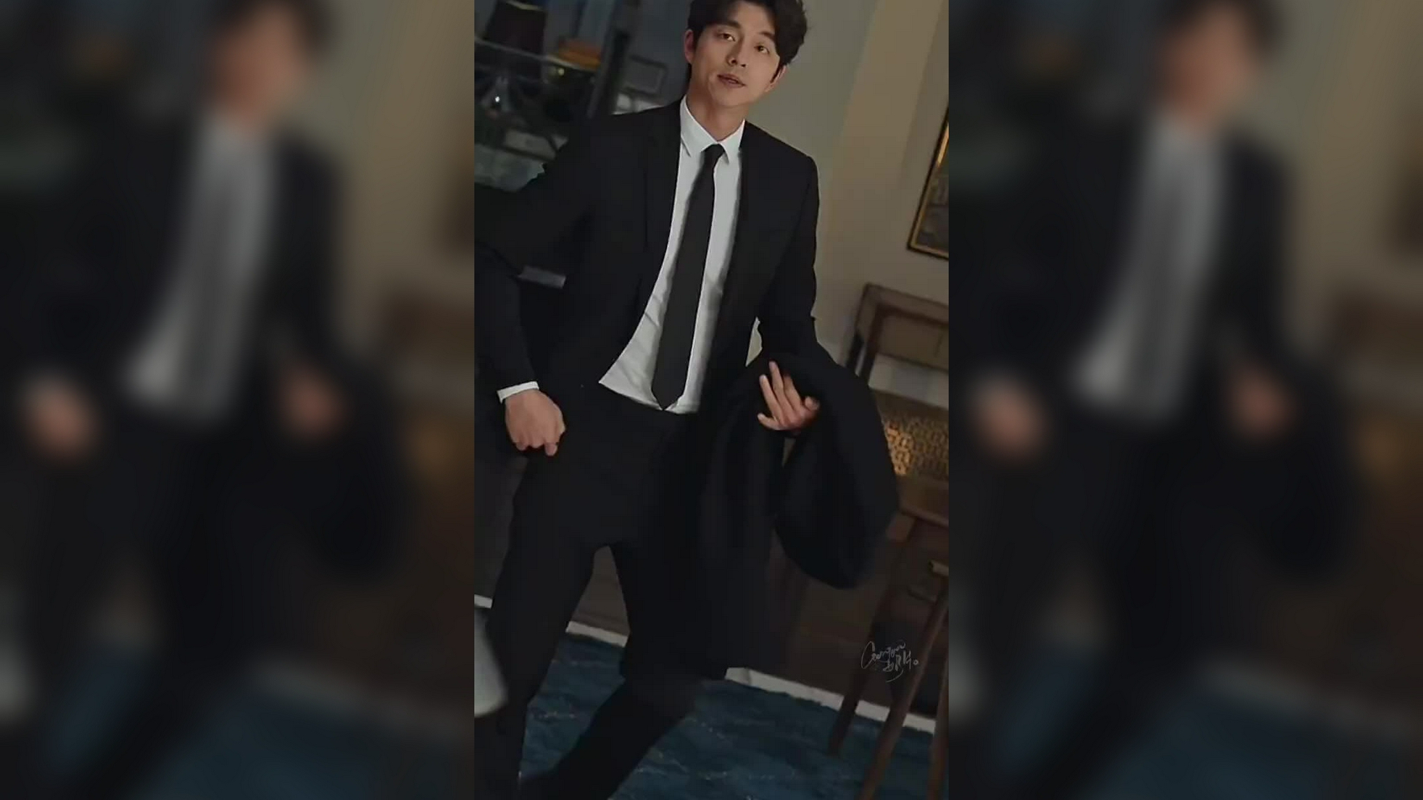 孔刘妥妥的高质量男性了~ 阿加西穿西装的时候谁抵得住啊!