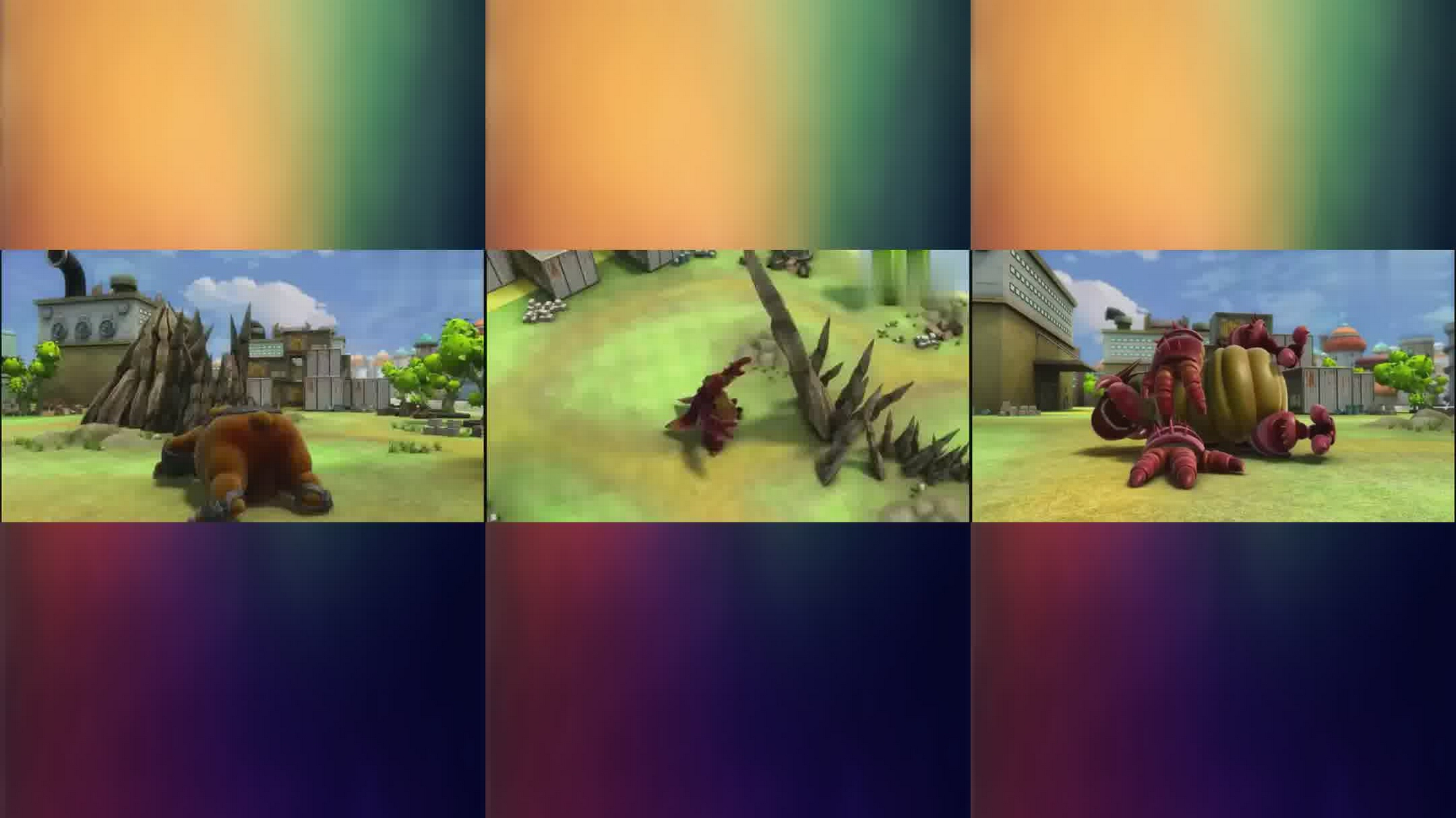 石甲熊使出大招"蛮熊震怒",咋和皇子的"天崩地裂"这么像