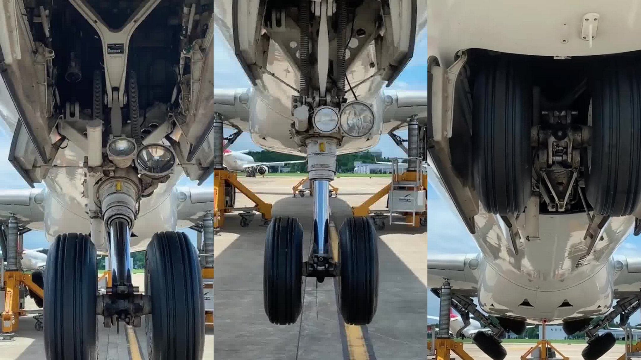 第一视角看阿富汗人扒飞机,起落架上冲人群挥手