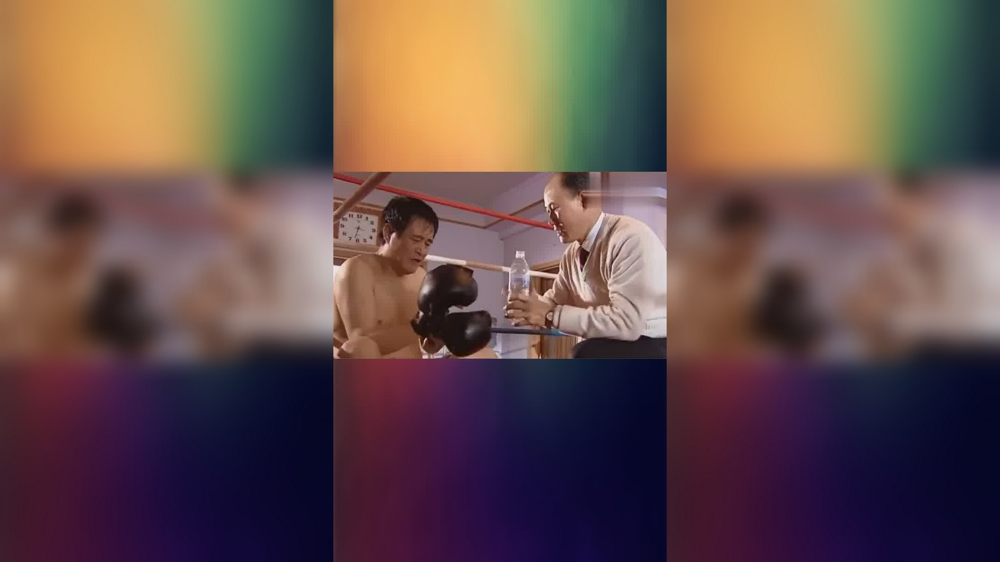 马大帅陪练打拳击,不是抱人就是躺地,裁判都看不下去了!