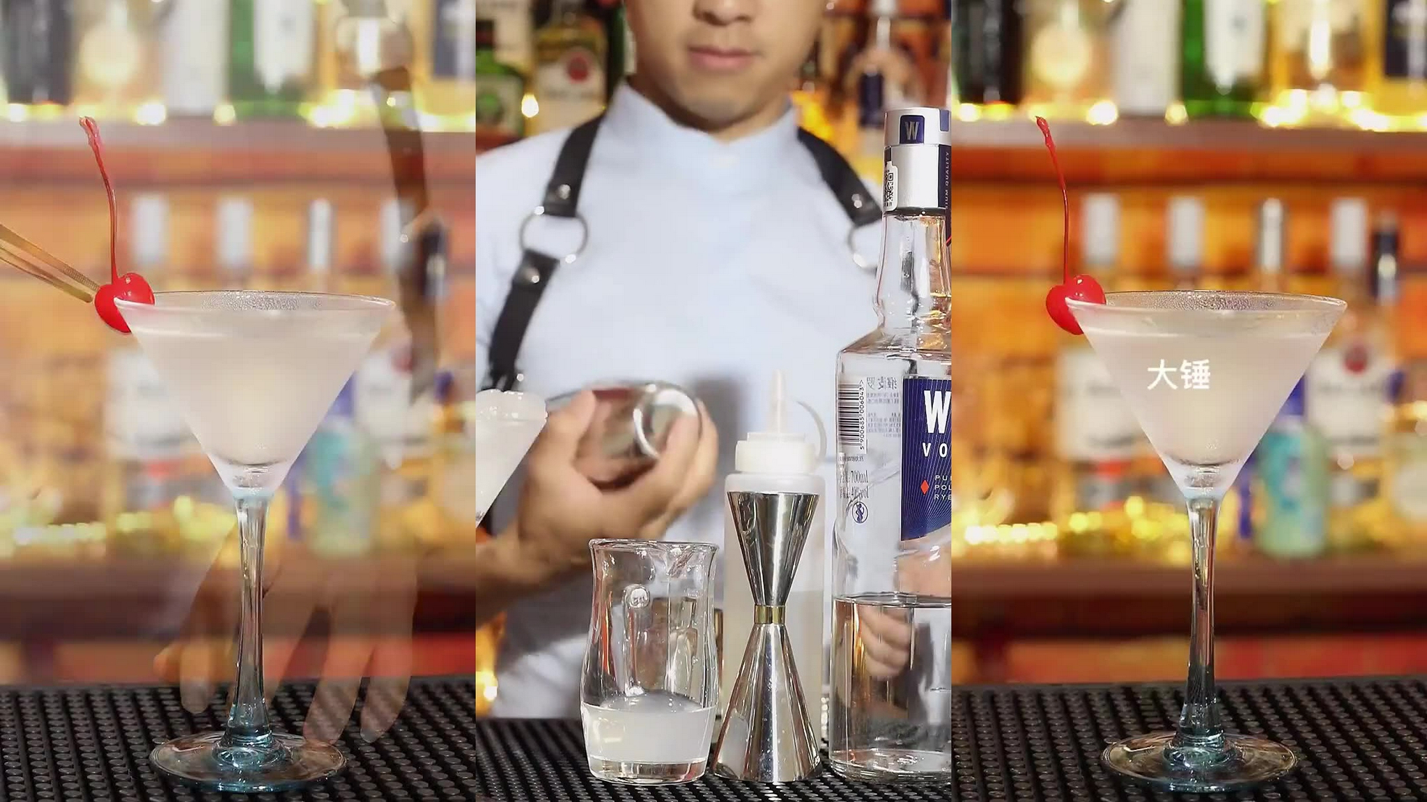 大锤,酒如其名,这是一款辛辣口感明显的鸡尾酒