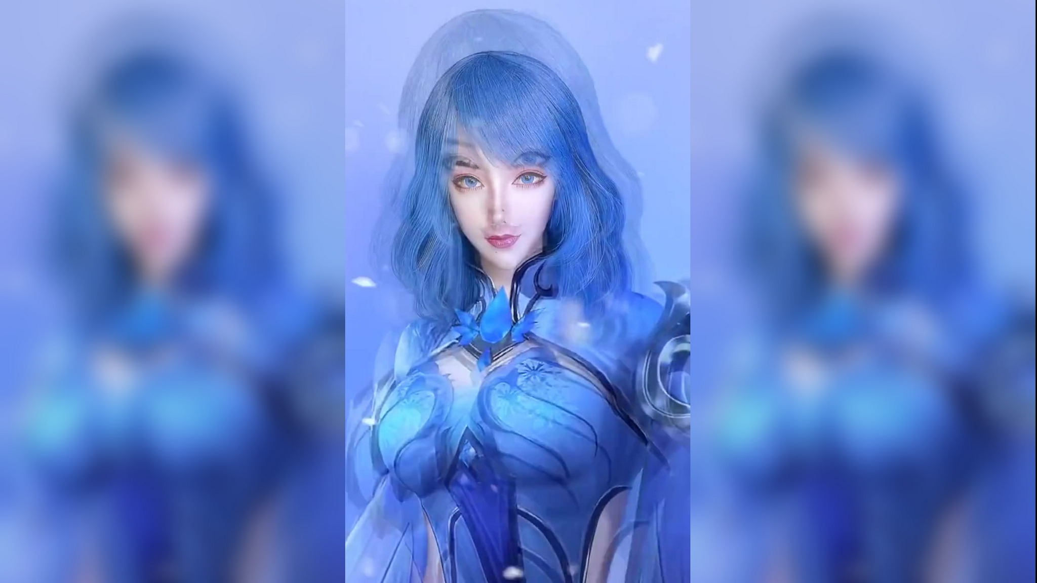 美妆大佬仿妆斗罗大陆,这样的天水学院水冰儿,能c位出道吗?