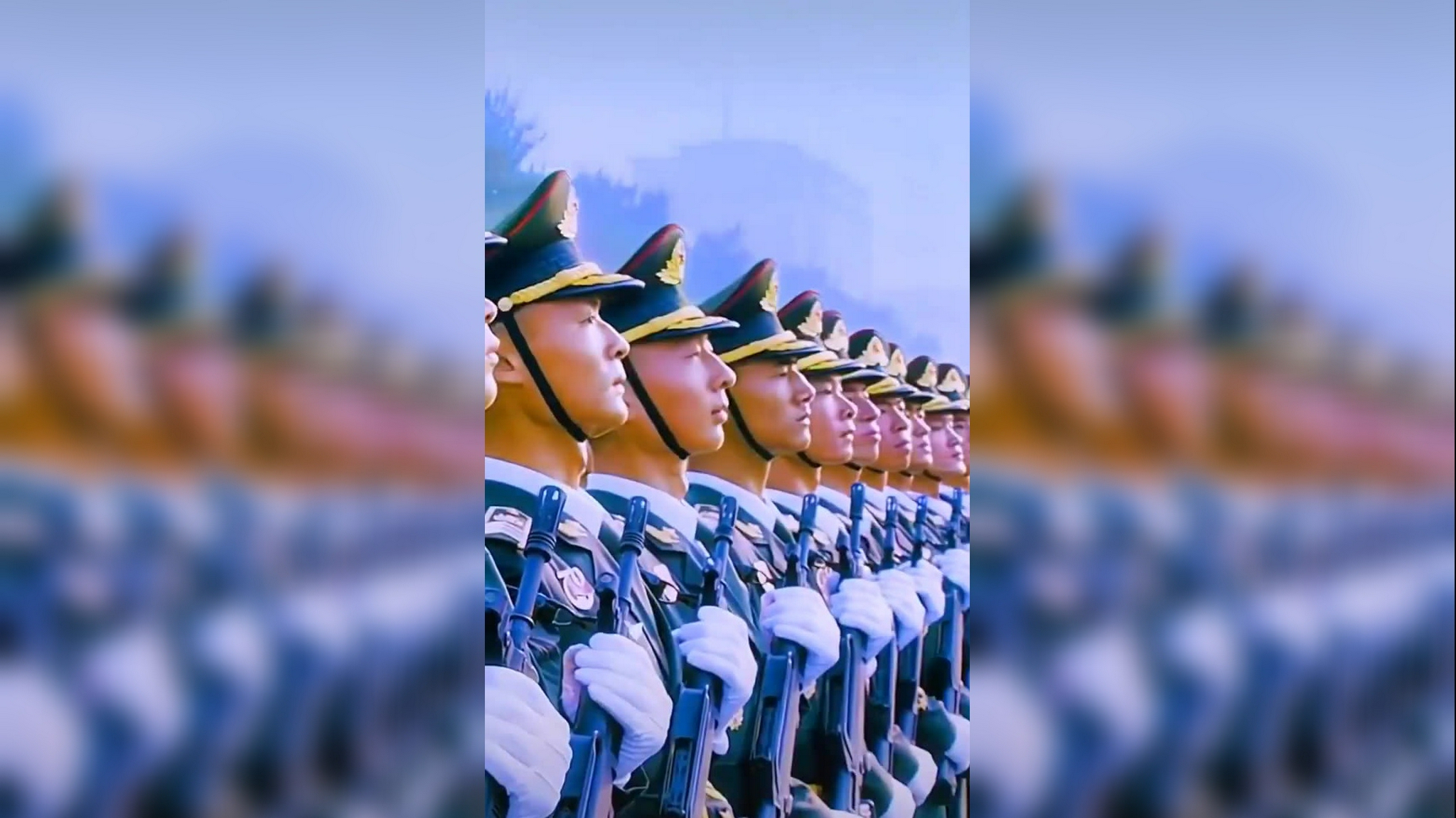 帅气威武霸气的中国人民解放军!致敬最可爱的人!