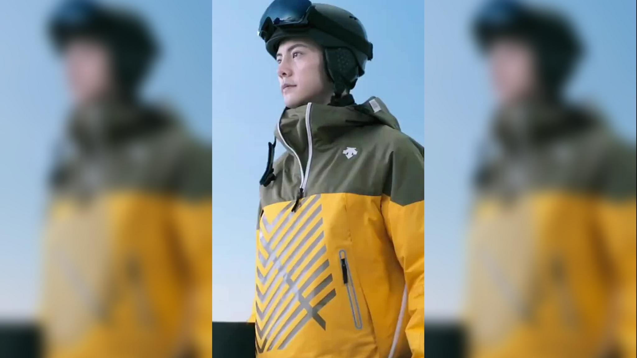 陈伟霆代言运动品牌迪桑特,滑雪滑出新代言