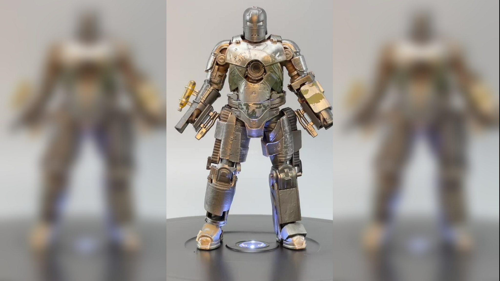 开箱中动钢铁侠mk1,这是托尼斯塔克在山洞里造的第一套战甲!