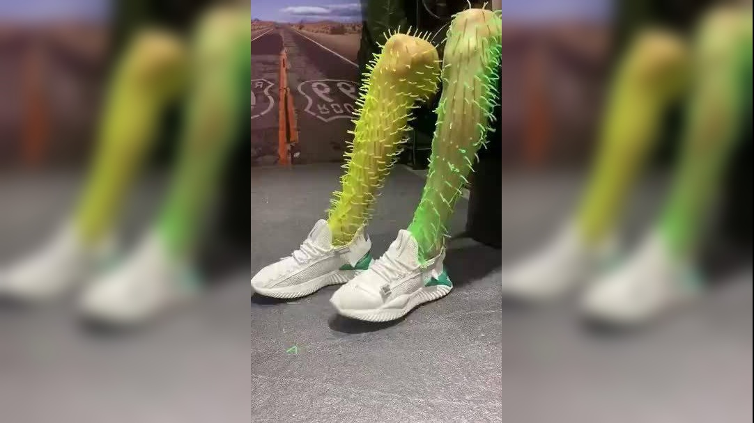 好物分享腿毛防狼安全裤的升级版——荧光腿毛安全裤!