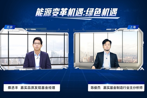蔡丞丰+陈俊杰|能源变革机遇：绿色科技
