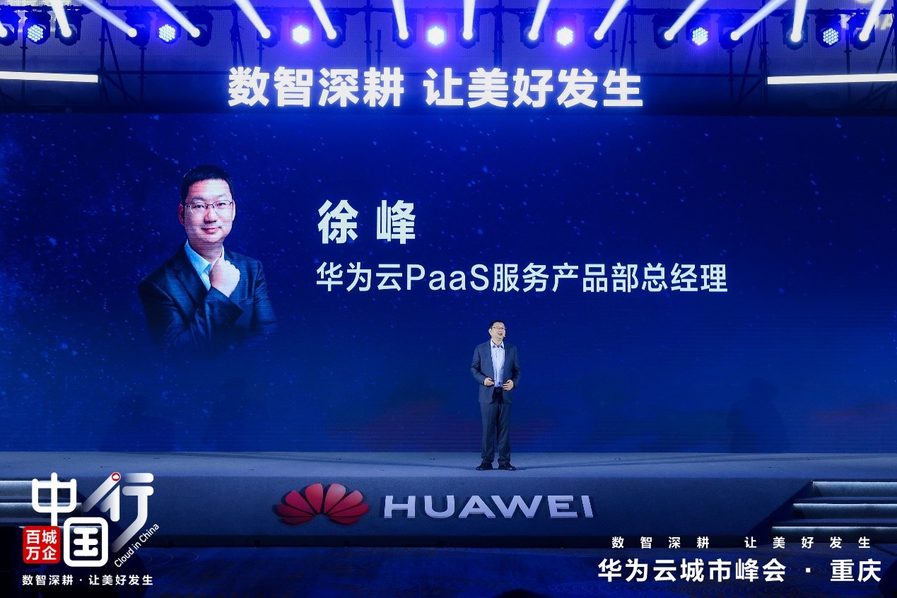 华为云PaaS产品服务部总经理徐峰