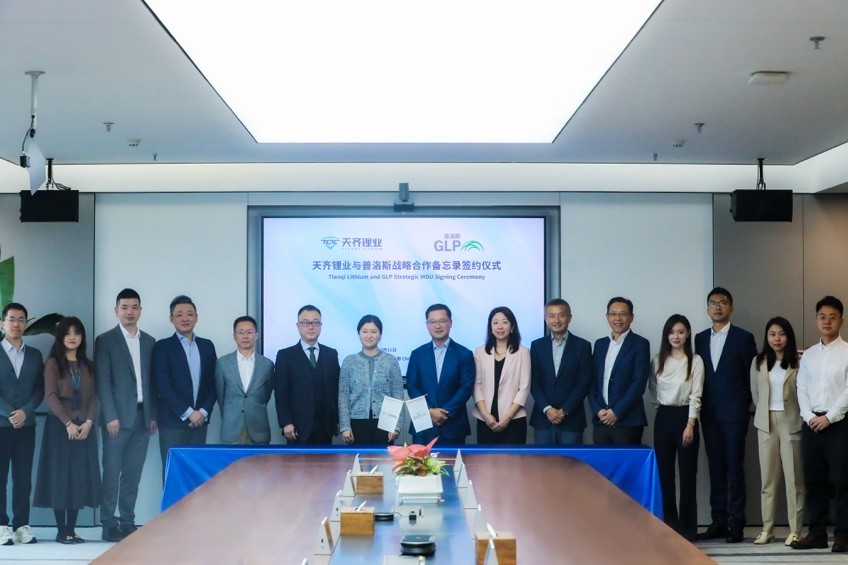天齐锂业与普洛斯双方团队合影
