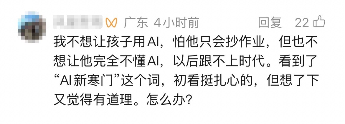 （网友在千问评论区的留言）