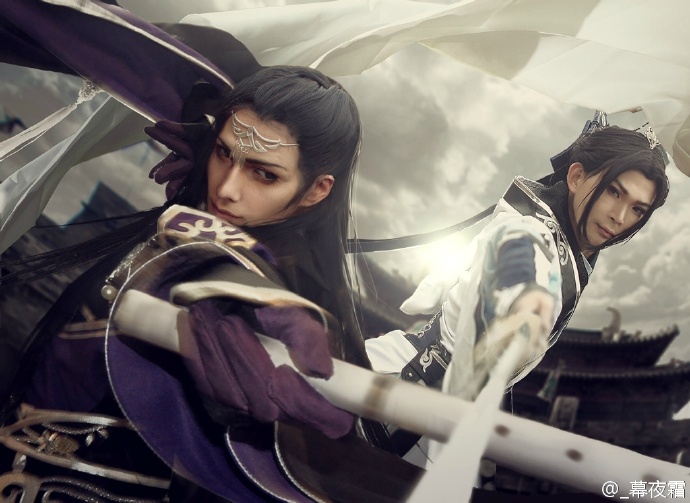 基情满满剑网3道长花哥cp向cos赏