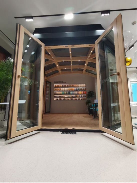 上海森鹰铝包木空调窗真北路新店正式开业