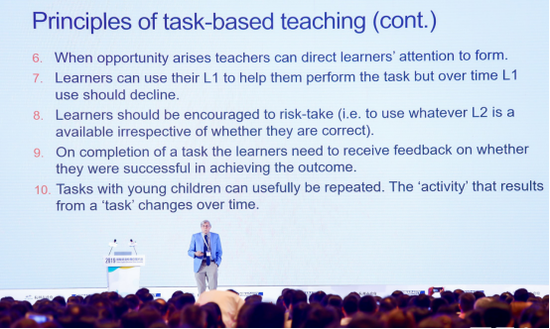 图:rod ellis(罗德·埃利斯)教授带来开幕演讲