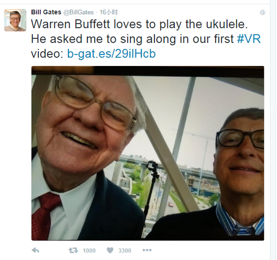 比尔·盖茨在Twitter上的推文