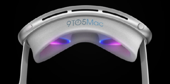 国外科技媒体9to5Mac.com制作的全新苹果MR头显渲染图
