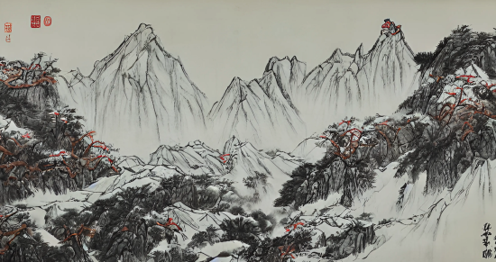 温州南雁荡山风景区画图片