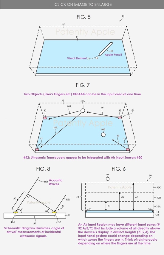 苹果新专利曝光，用户可通过空中手势等方式与显示屏内容交互