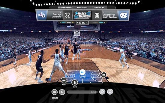 NCAA疯狂三月赛事VR直播重启_新浪VR_手机新浪网