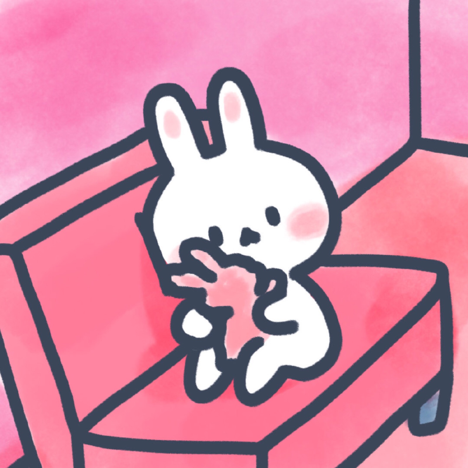 最萌的简笔画小兔子头像都在这里了