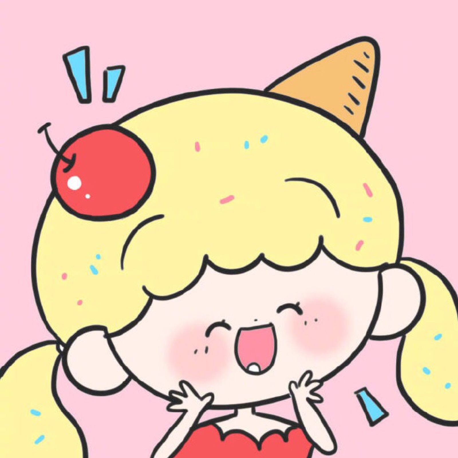 太萌的简笔画女孩头像今日份的可可爱爱