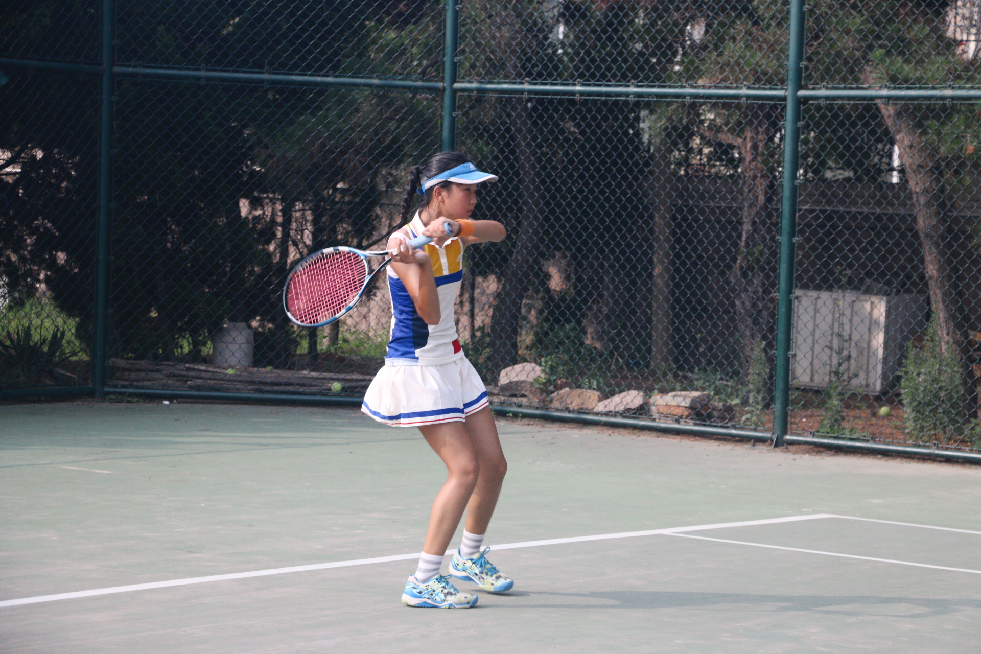 户外运动 网球女孩