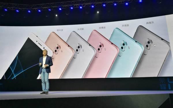 999元:麒麟655处理器 3g 32g 双摄像头 金属机身