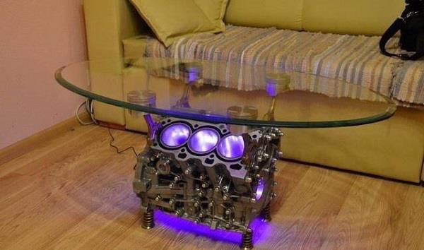 土豪:不吹牛逼,我家茶几用宾利发动机做的!