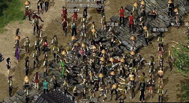 玩千年的更多是在挂机,经常看到一位大叔趴着睡觉,然后网游里面的人物