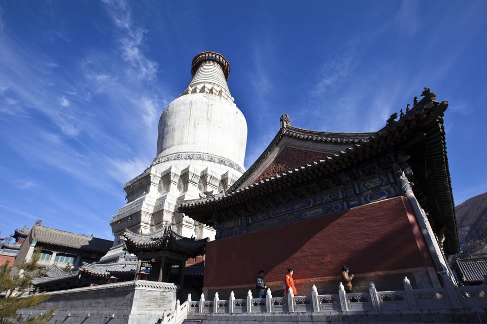 釋迦牟尼的舍利塔 五臺山塔院寺