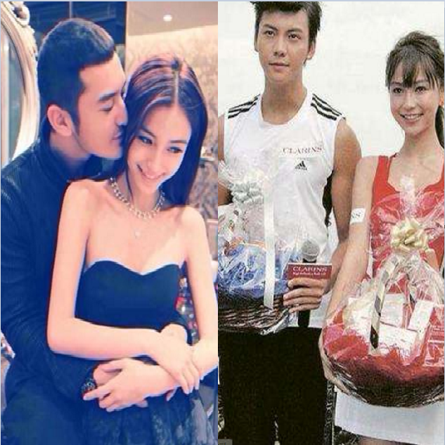 不禁让人想起ab刚出道的前男友陈伟霆,以情侣姿态拍过广告,相同部位