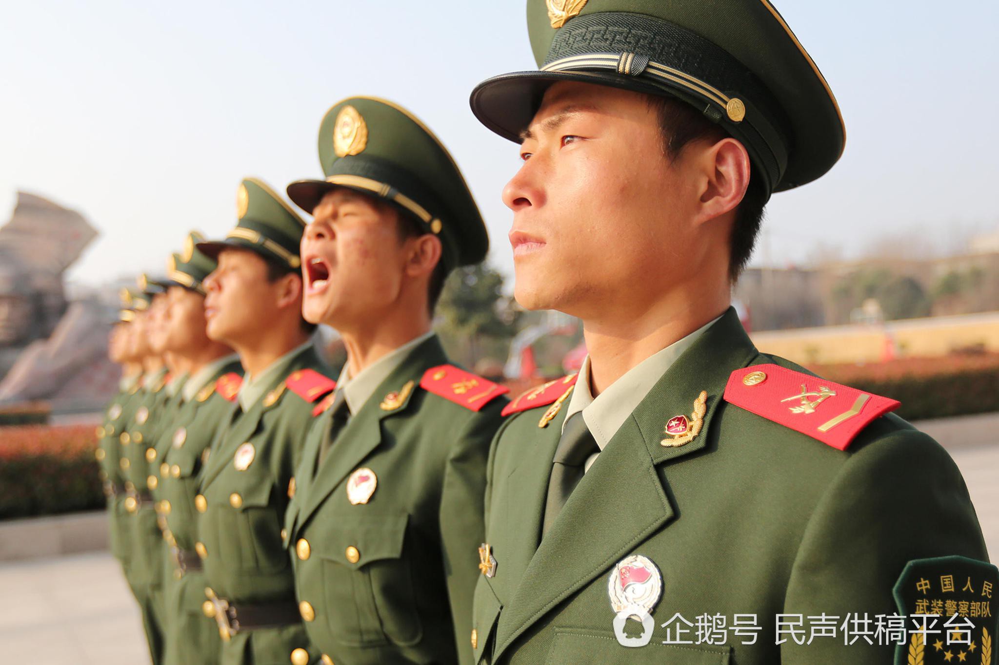 安徽淮北:消防铁军队列训练 喊声震天似蛟龙消防部队同时也是一支执法