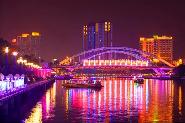 中山岐江夜游中山夜晚好玩的地方