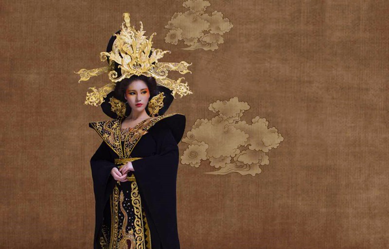 火辣魅力四射的模特萧雅