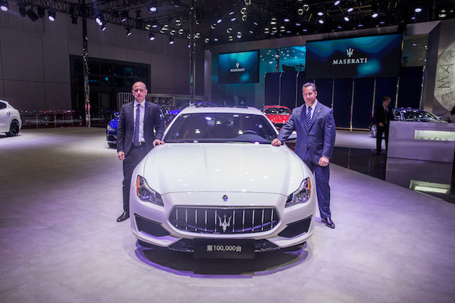 上海车展首日，中国车主迎来第100,000台玛莎拉蒂