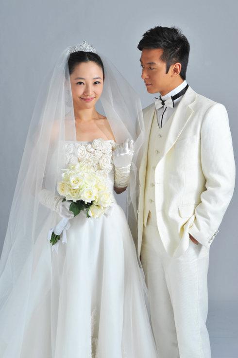 白百何第一次拍婚纱照居然不是和陈羽凡