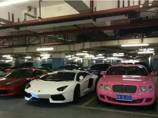 成都最富小区 停车场一个车位100万 停一小时80块