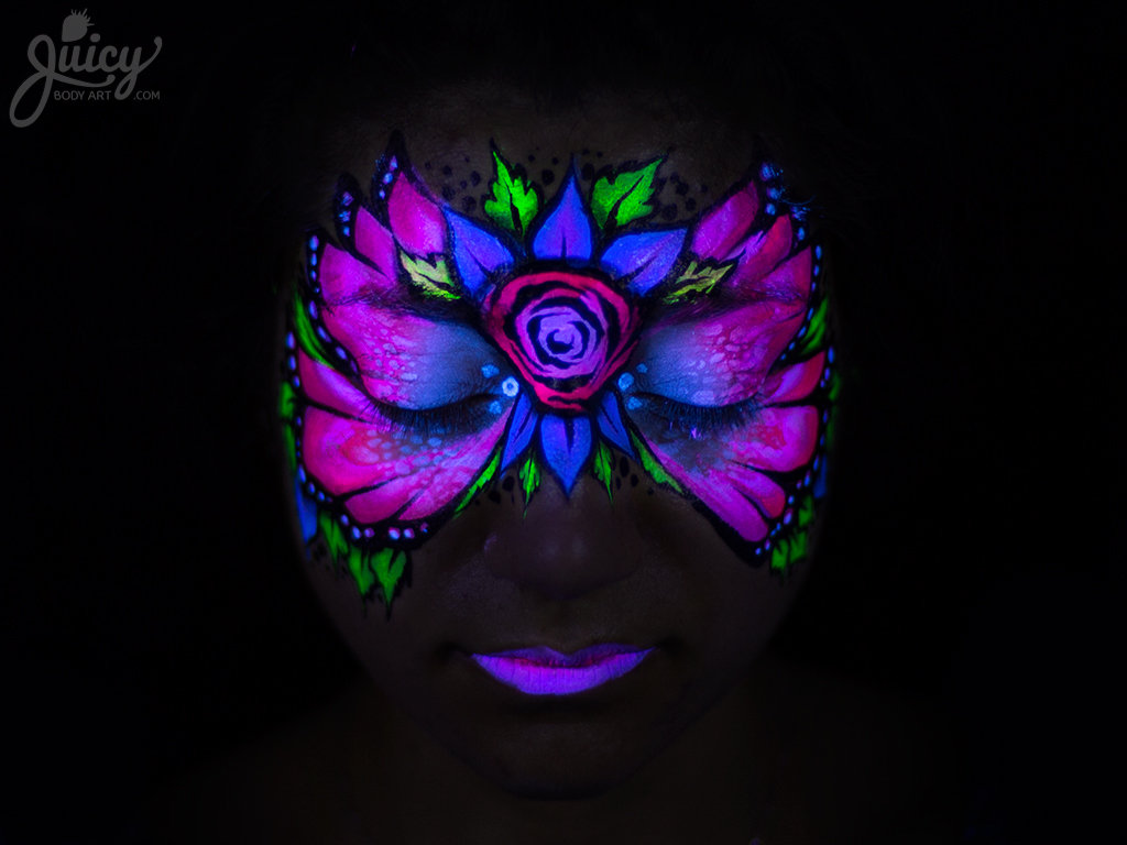 萤光化妆的艺术_新浪看点