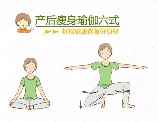 产后瘦身瑜伽6式 ,辣妈不再难当!
