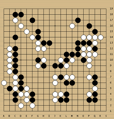 白16二路托,白棋巧妙联络了.