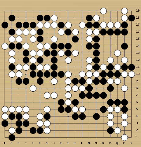 典型的"狗狗流"alphago自我对局欣赏与学习(8)