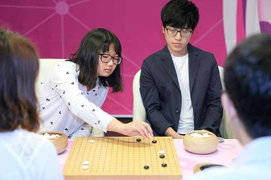 韩混双姜东润组合晋级,井山本木本因坊第四局