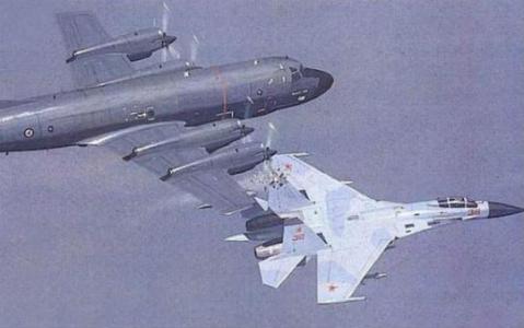 经典空中拦截苏27巴伦支海手术刀切开p3发动机