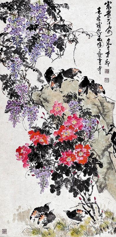李嘉存国画50岁拜师欧阳中石国画功底扎实